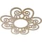 Ekena Millwork Cohen Wood Fretwork Pierced Ceiling Medallion, Hickory, 26"OD x 8 7/8"ID x 3/8"T CMWP26X26X0375COHI - alternate 4